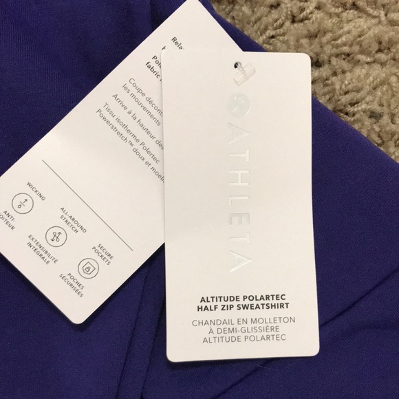 Athleta Polartec Half Zip Sweatshirt - Picture 7 of 8
